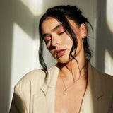 Ana Ovate Silver Hoop Earrings