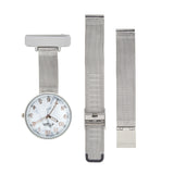 Empress Interchangeable Rose Gold/Marble/Silver Mesh 35
