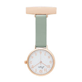 Meraki White/Rose Gold/Sage Leather Fob 35