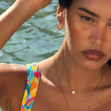 Cecilia Pearl Pave Earrings