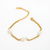 Isla Pearl Chain Bracelet