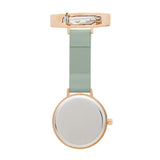 Meraki White/Rose Gold/Sage Leather Fob 35