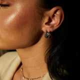 Estee Cubic Zirconia Hoop Earrings