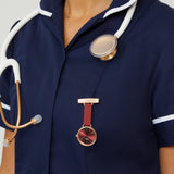 Meraki Rose Gold/Cherry Leather Fob 35