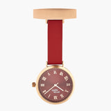Meraki Rose Gold/Cherry Leather Fob 35