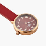 Meraki Rose Gold/Cherry Leather Fob 35