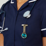 Meraki teal/gold link Fob 35