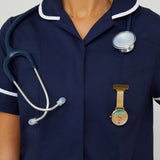 Aurora Glitter Rainbow/Gold Mesh Fob 35