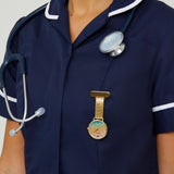 Aurora Glitter Rainbow/Gold Mesh Fob 35