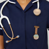 Aurora Glitter Rainbow/Rose Gold Mesh Fob 35