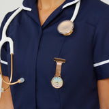 Aurora Glitter Rainbow/Rose Gold Mesh Fob 35