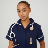 Aurora Ivory/Rose gold/Grey Leather Fob 35