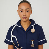 Aurora Rose Gold/Grey Leather Fob 35