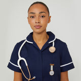 Aurora Marble/Rose Gold/Grey Leather Fob 35