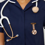 Meraki Silver/Blush Mesh Fob 35