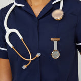 Meraki Rose Gold/Grey Leather Fob 35