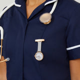 Meraki Marble/Rose Gold/Grey Leather Fob 35