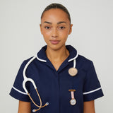 Meraki Mother of Pearl/Rose Gold/Pink Leather Fob 35