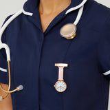 Meraki Mother of Pearl/Rose Gold/Pink Leather Fob 35