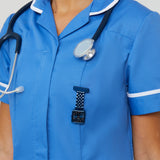 Eunoia Rose Gold/Blue Link Fob 28