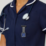 Eunoia Navy/Silver Link Fob 28