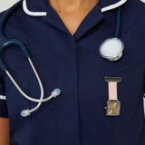 Eunoia Rose Gold/Silver/Pink Leather Fob 28