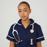 Eunoia Marble/Rose Gold/Grey Leather Fob 28