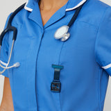 Eunoia Rose Gold/Blue Mesh Fob 28