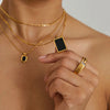Quinn Black Onyx Pendant Necklace