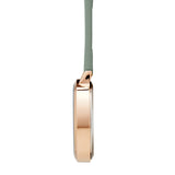 Meraki White/Rose Gold/Sage Leather Fob 35