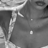 Olivia Dainty Pearl Necklace