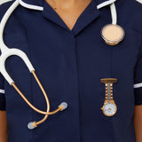 Callista Marble/Silver/Rose Gold Link Fob 35