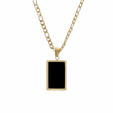 Quinn Black Onyx Pendant Necklace