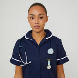 Venus Interchangeable/Mother Of Pearl/Gold Mesh/Blue Leather