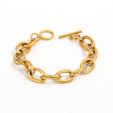 Harper Chunky Interlock Toggle Bracelet