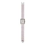 Quaintrelle Square White/Silver Link 22*24mm