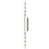 Quaintrelle Square White/Silver Link 22*24mm