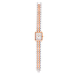 Quaintrelle Square Rose Gold/Silver Link 22*24mm