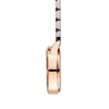 Callista Marble/Silver/Rose Gold Link Fob 35