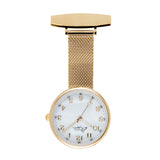 Venus Interchangeable/Mother Of Pearl/Gold Mesh/Blue Leather