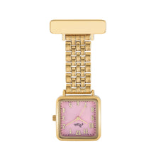  Eunoia Pink Mother of Pearl/Gold Link Fob 28
