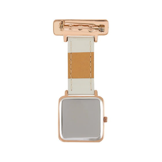 Eunoia Rose Gold/Grey Leather Fob 28