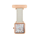 Eunoia Marble/Rose Gold/Grey Leather Fob 28