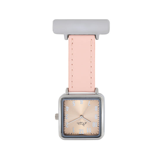 Eunoia Rose Gold/Silver/Pink Leather Fob 28