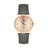Alore Rose Gold/Grey Leather 35