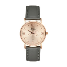  Alore Rose Gold/Grey Leather 35
