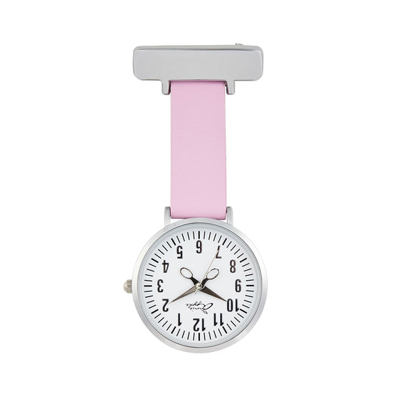 Aurora White/Silver/Pink Leather Fob 35