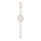 Alore Rose Gold/White Leather 35
