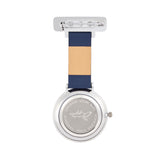 Aurora White/Silver/Navy Leather Fob 35