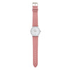 Alore Silver/White/Pink Leather 35